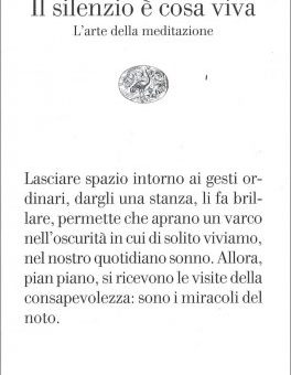 Chandra Livia Candiani, Il silenzio è cosa viva